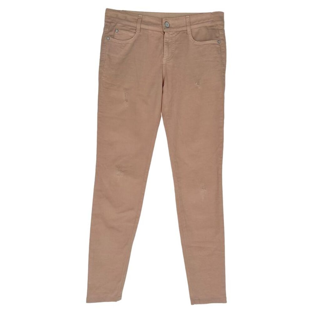 Stella McCartney Slimfit Jeans in Tan Cotton